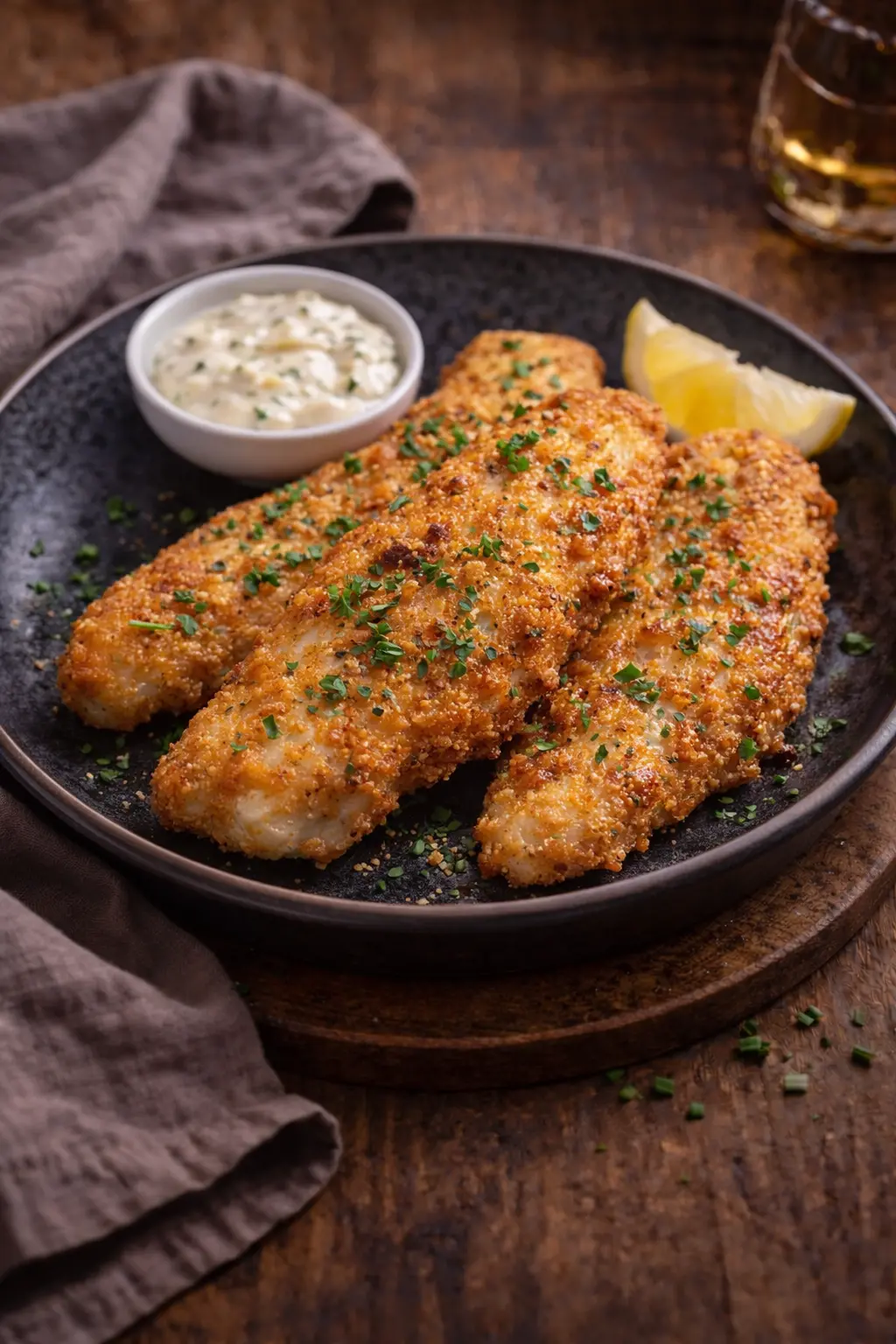 Filet z ryby w Restauracji Krakoski na Kazimierzu w Krakowie.